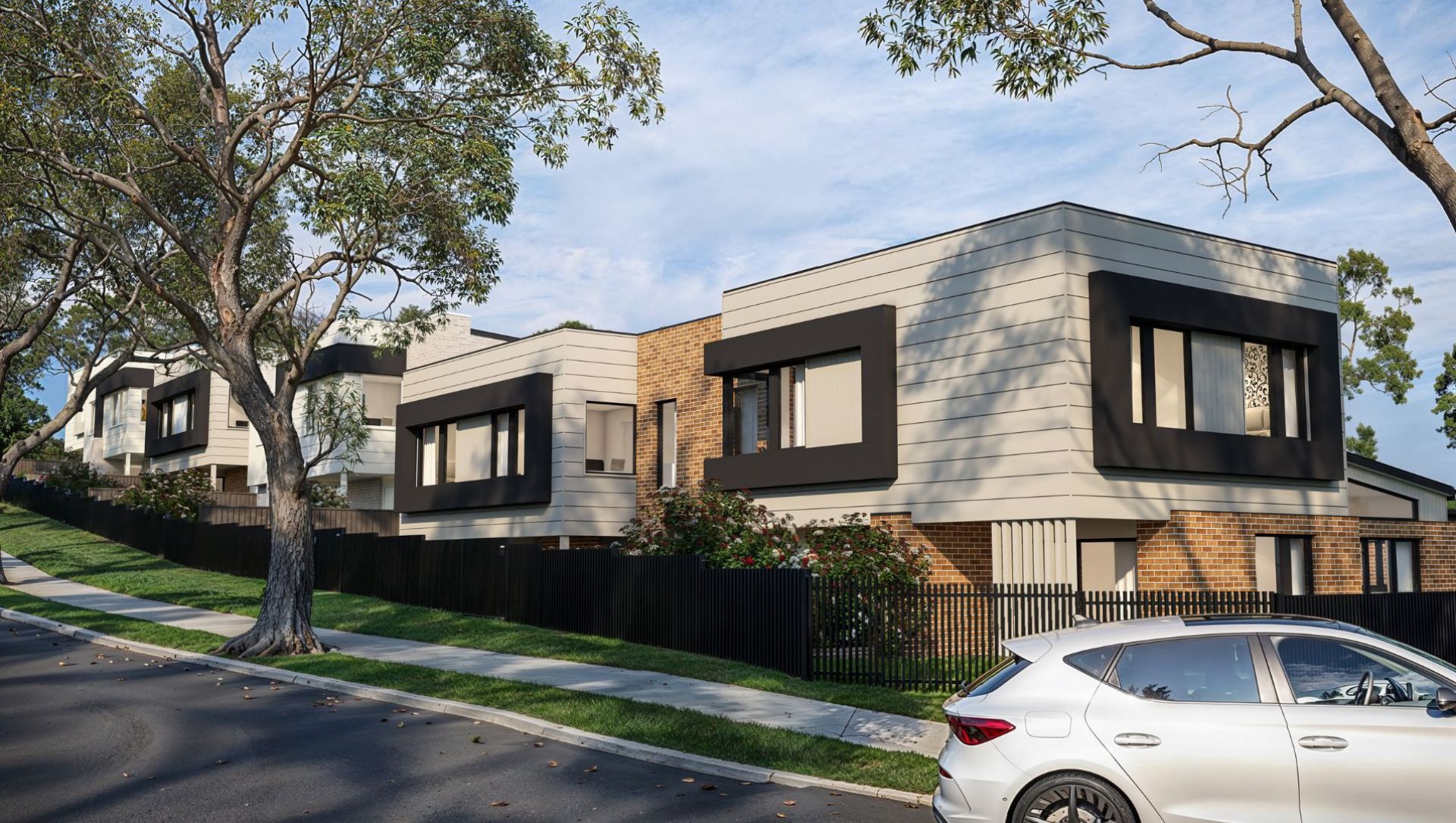 Wilson Homes - Lots 104-109 - Streetscape 2 - Huntingfield