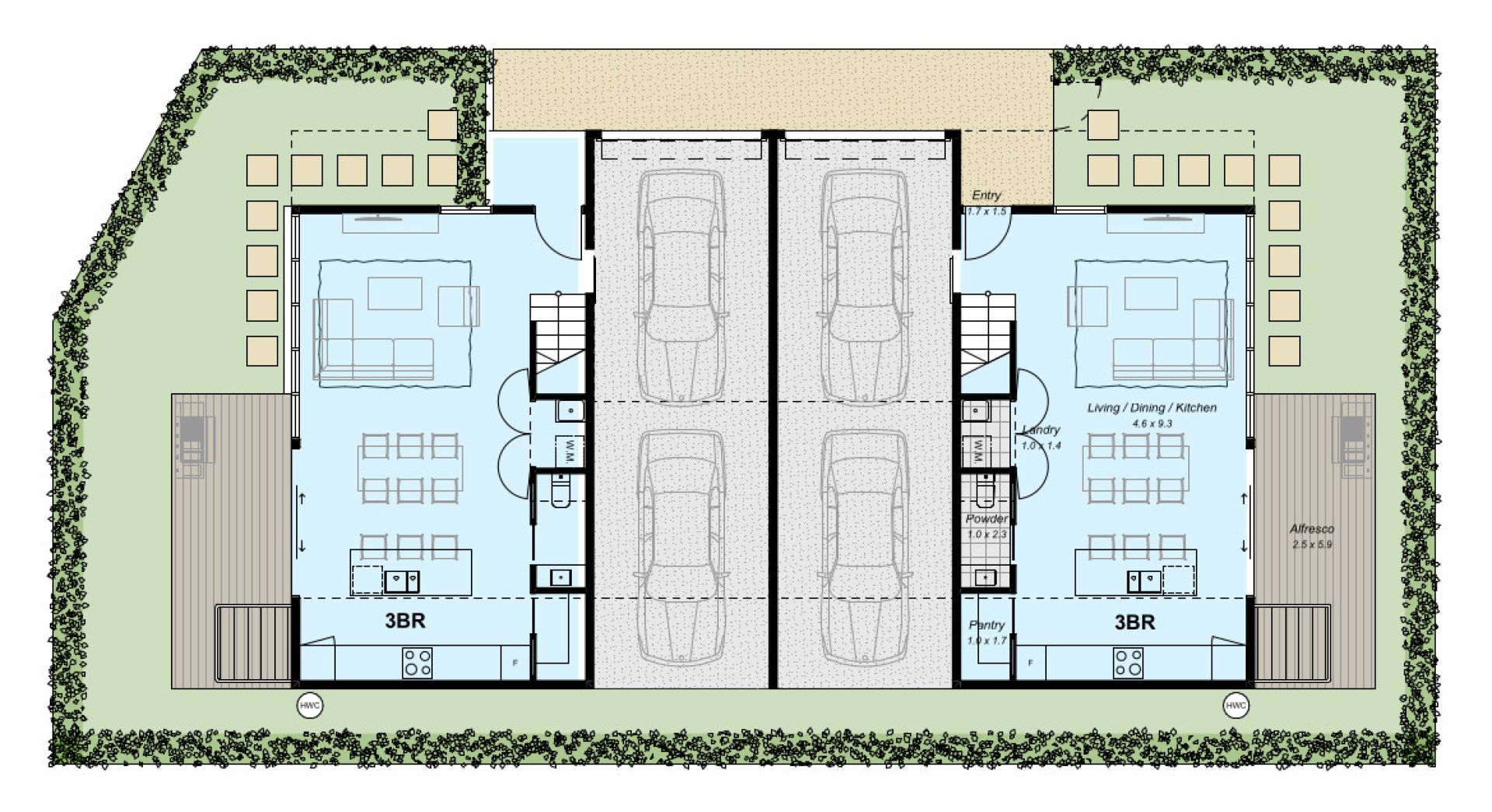 Cape Barren - Ground floor floorplan