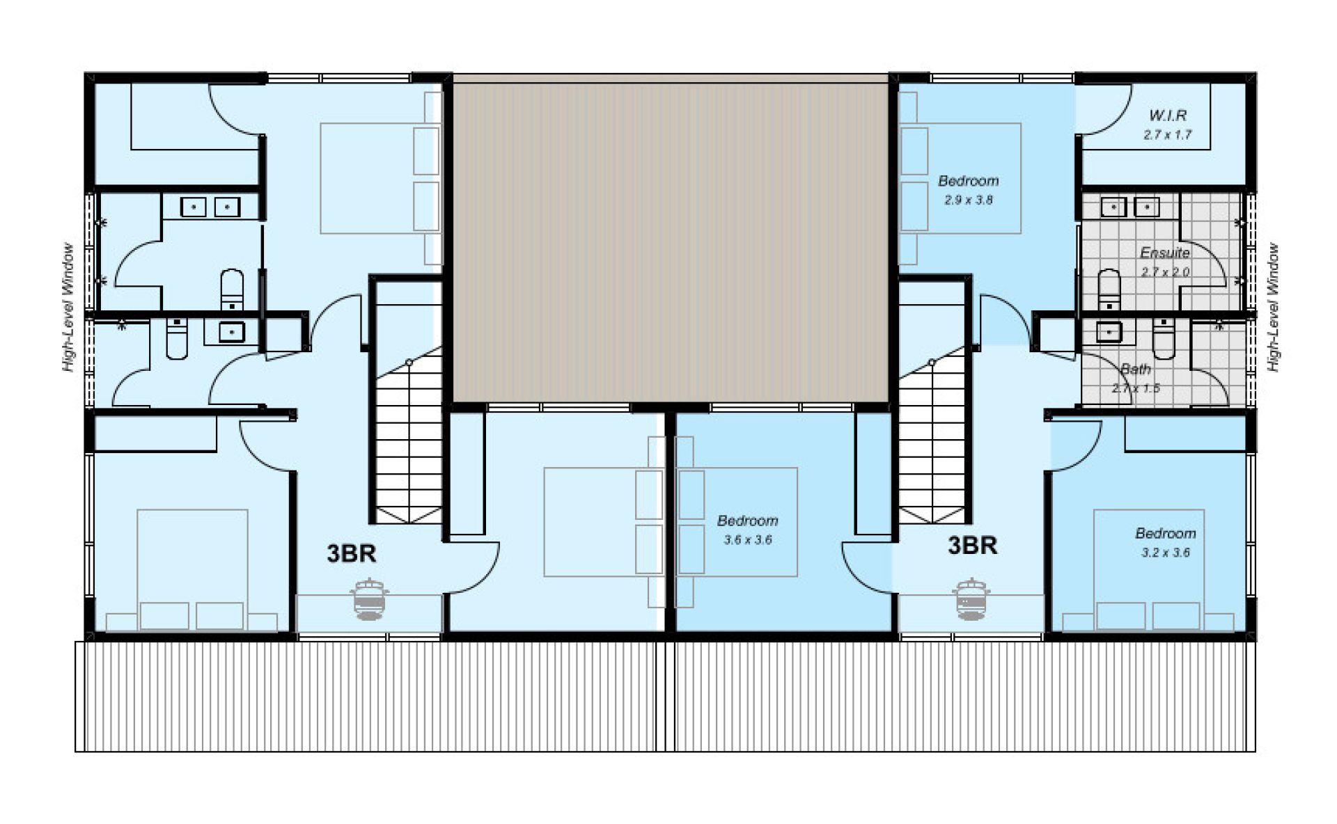 Cape Barren - Upper level floorplan