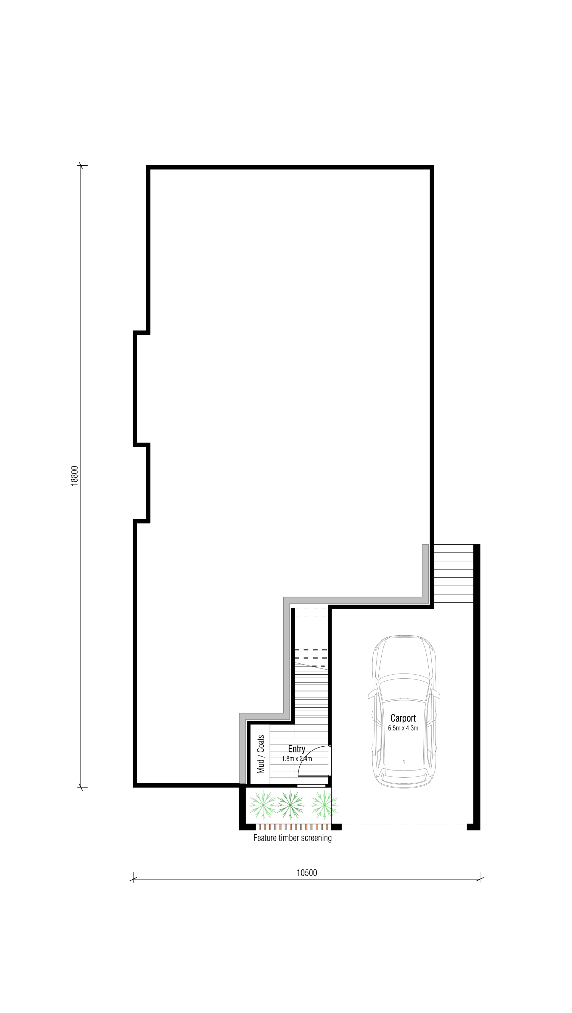 Huntingfield House 4 - Lower-level floorplan