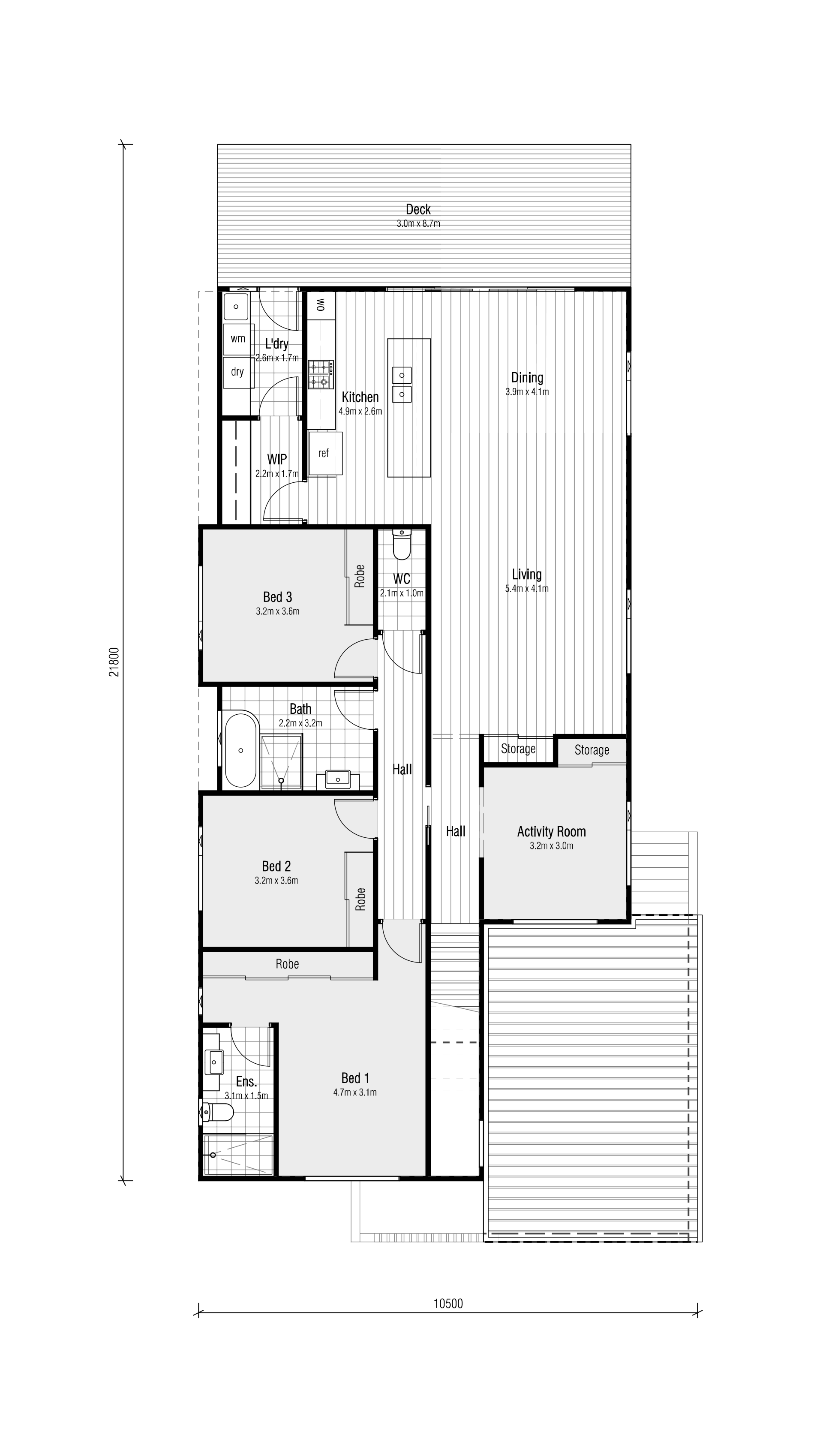 Huntingfield House 4 - Upper-level floorplan