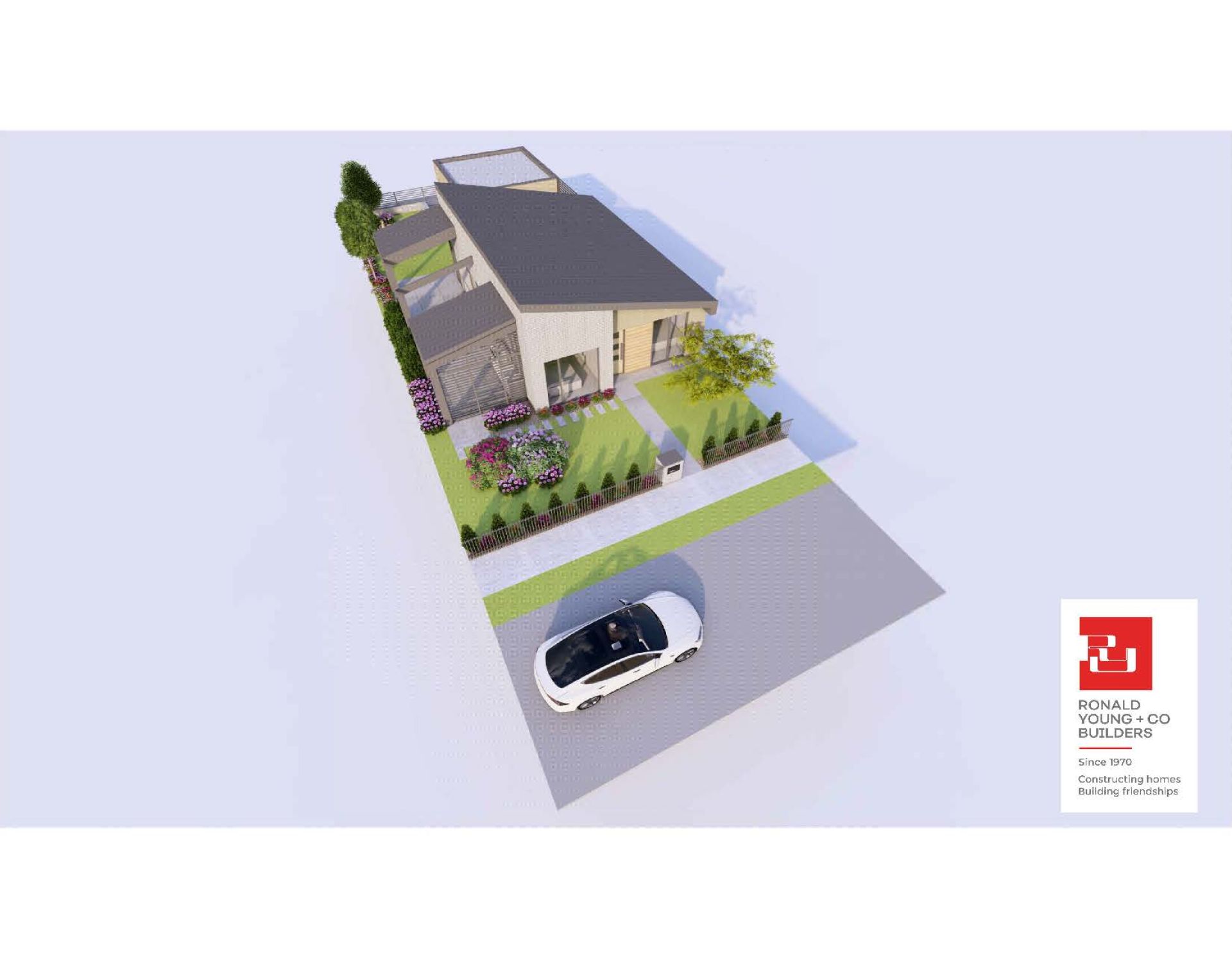 Ronald Young & Co - Lot 90, 91, 92, 93 - Laneway Type 02A - Render Image 2 - Huntingfield