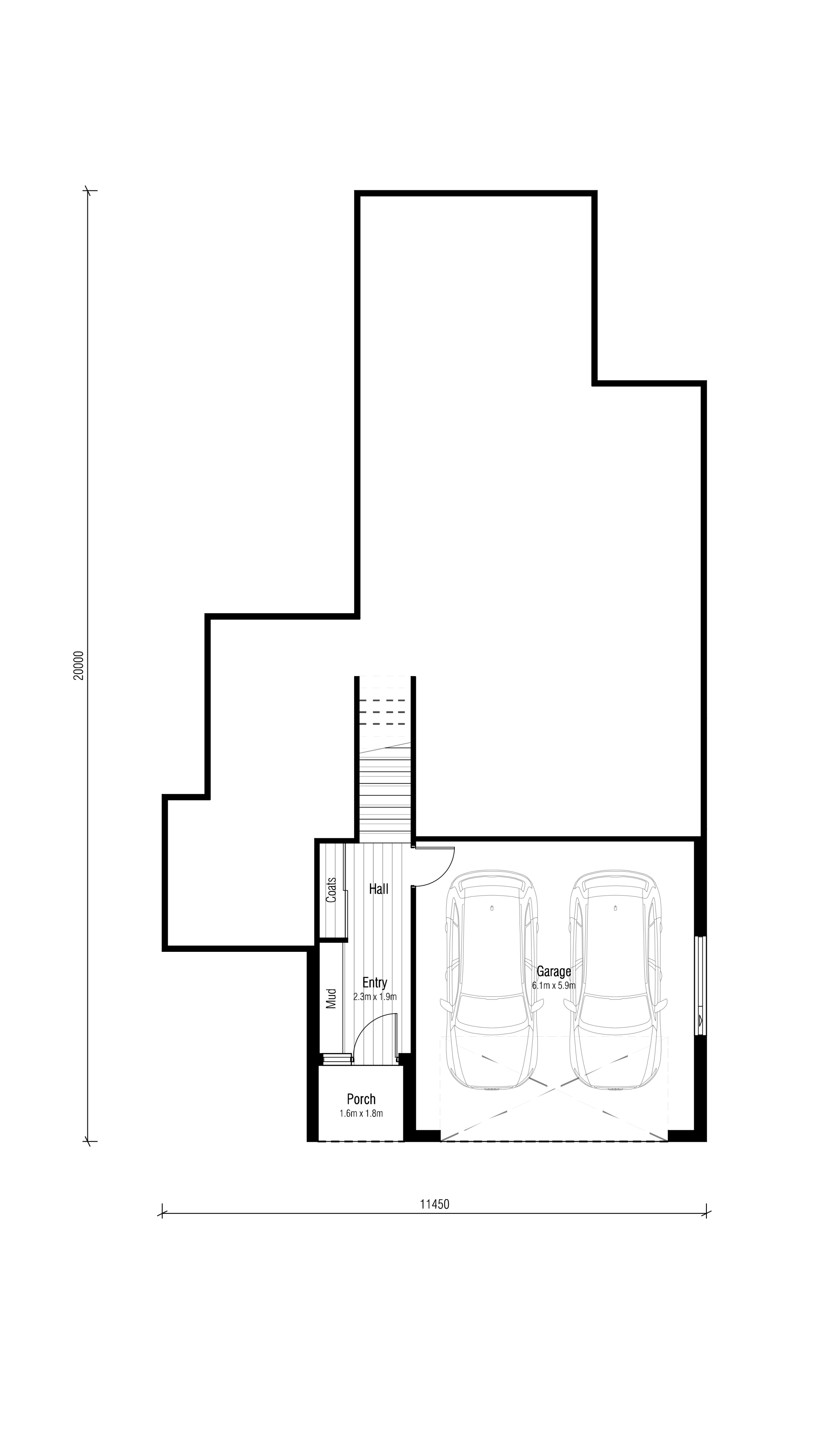 Huntingfield House 3 - Lower-level floorplan