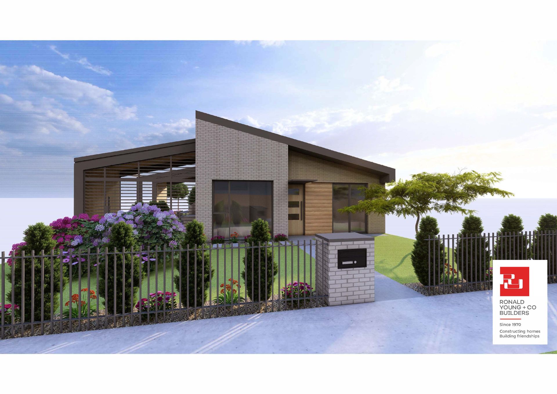 Ronald Young & Co - Lot 90, 91, 92, 93 - Laneway Type 02C - Render Image - Huntingfield