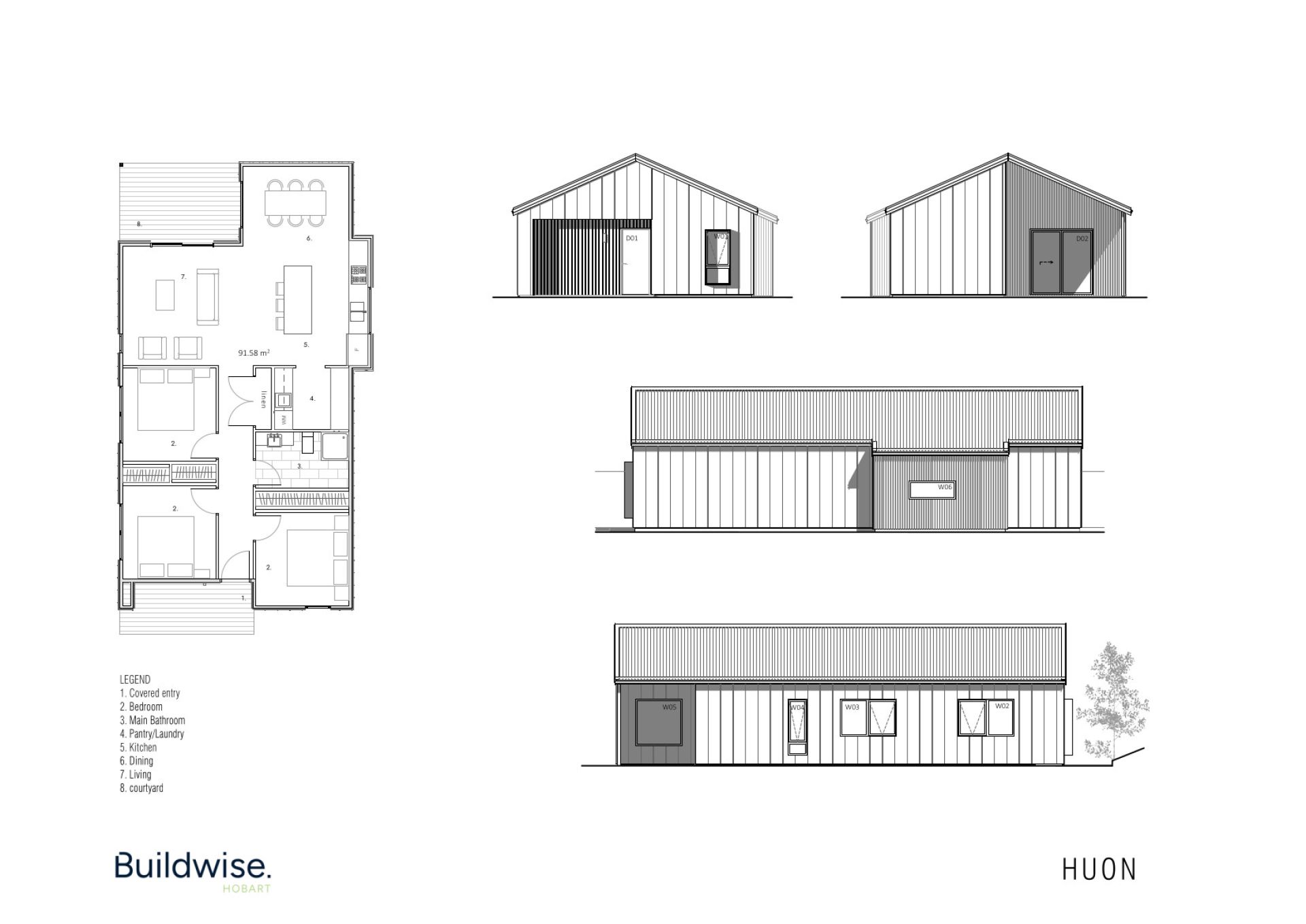 Buildwise - Lot 103 - Huon Floorplan - Huntingfield