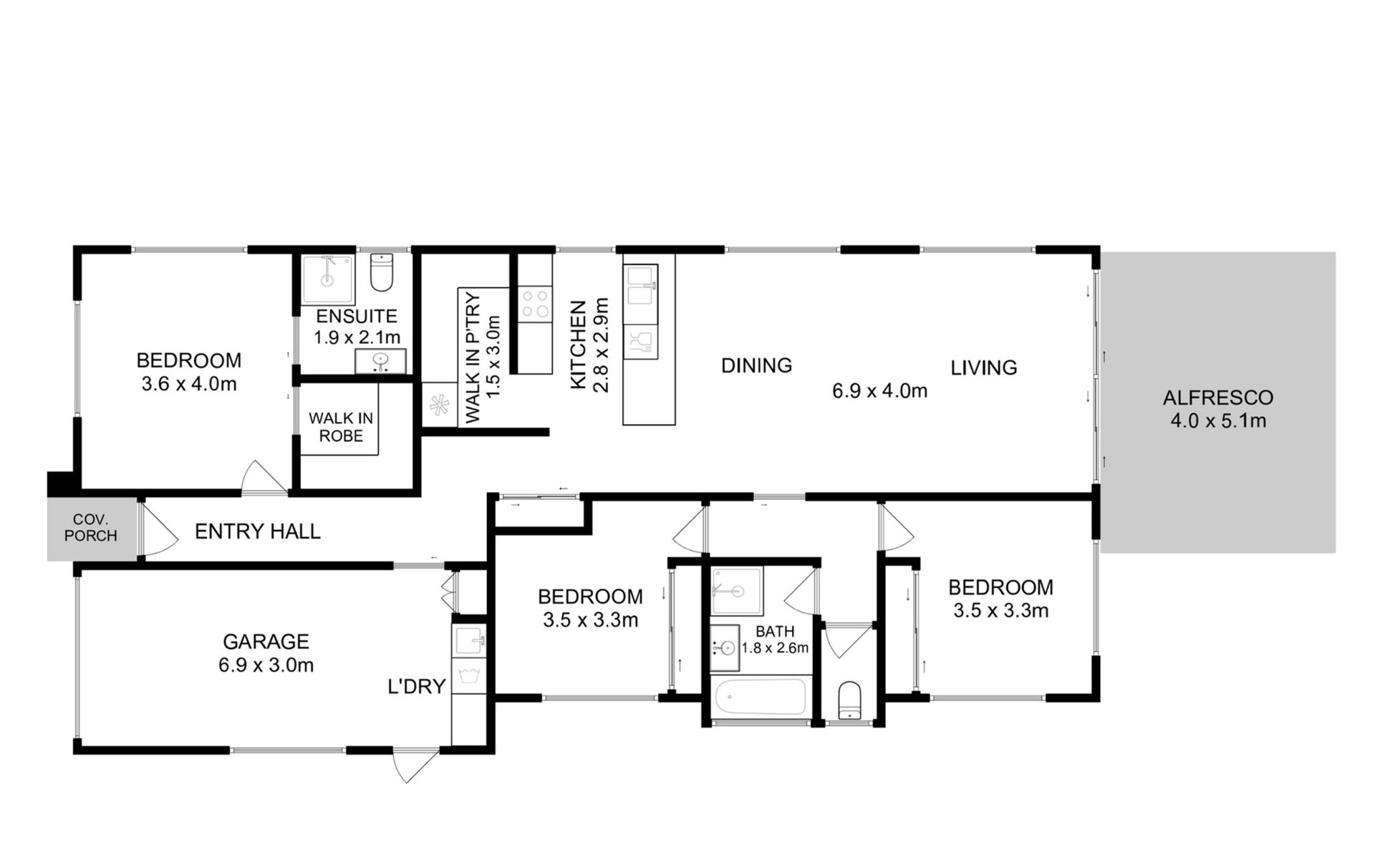 SJM - Lot 138 - The Cyress - Floorplan - Huntingfield